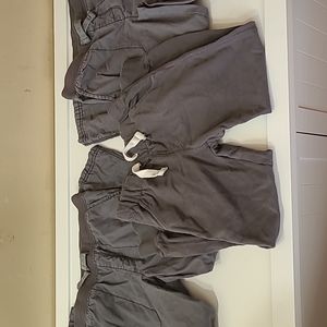 3 pair of boys gray pants